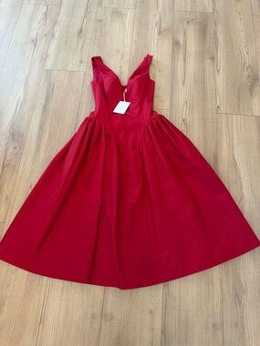 Miss Circle | Dresses | Miss Circle Viral Noreen Egg White Satin Drop Waist  Sundress | Poshmark